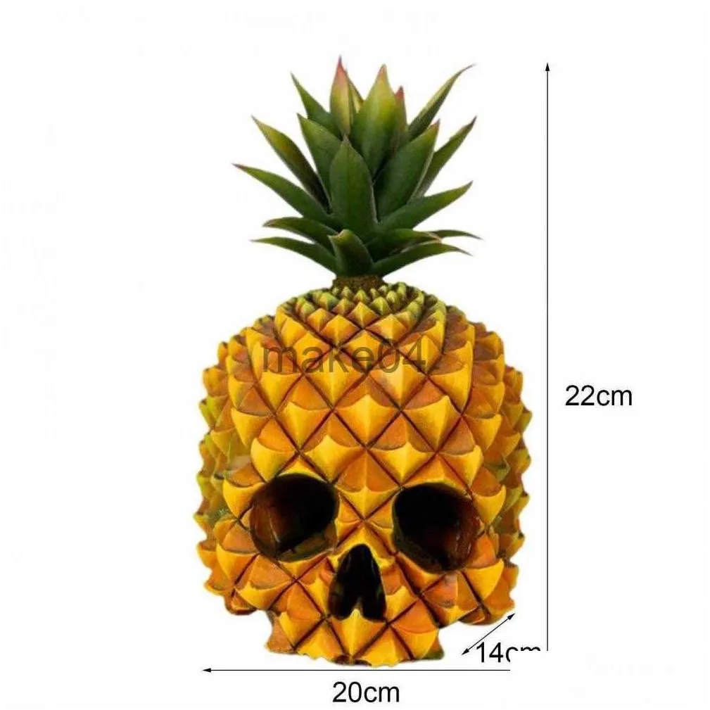 Novelty Items Pineapple Skl Decor Head Design Decorative Widely Applied Halloween Creative Ornaments For Living Room Drop Delivery Dhart