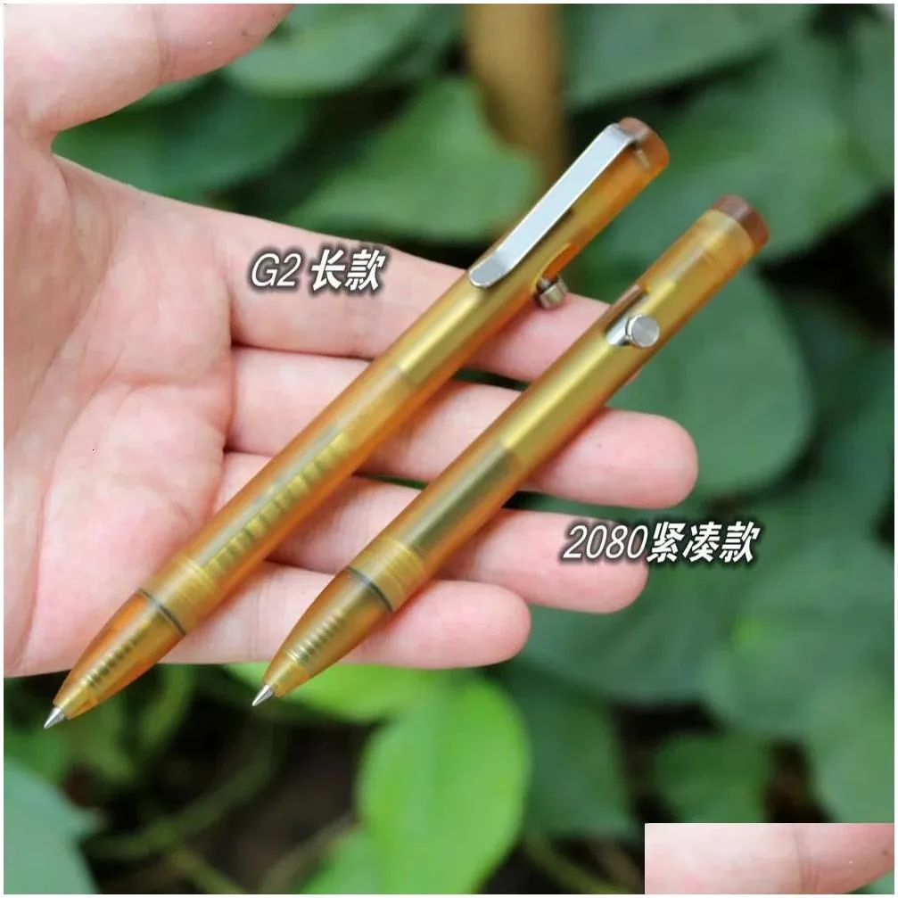 EDC Imported PEI and Alloy Signature Pen Writing Multifunctional Portable Outdoor Tools 240126