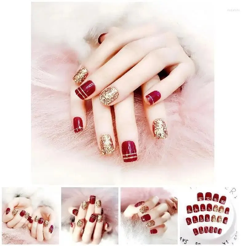 False Nails Fake Nail Stickers Removable Wear Finished Quality Environmentally Friendaly