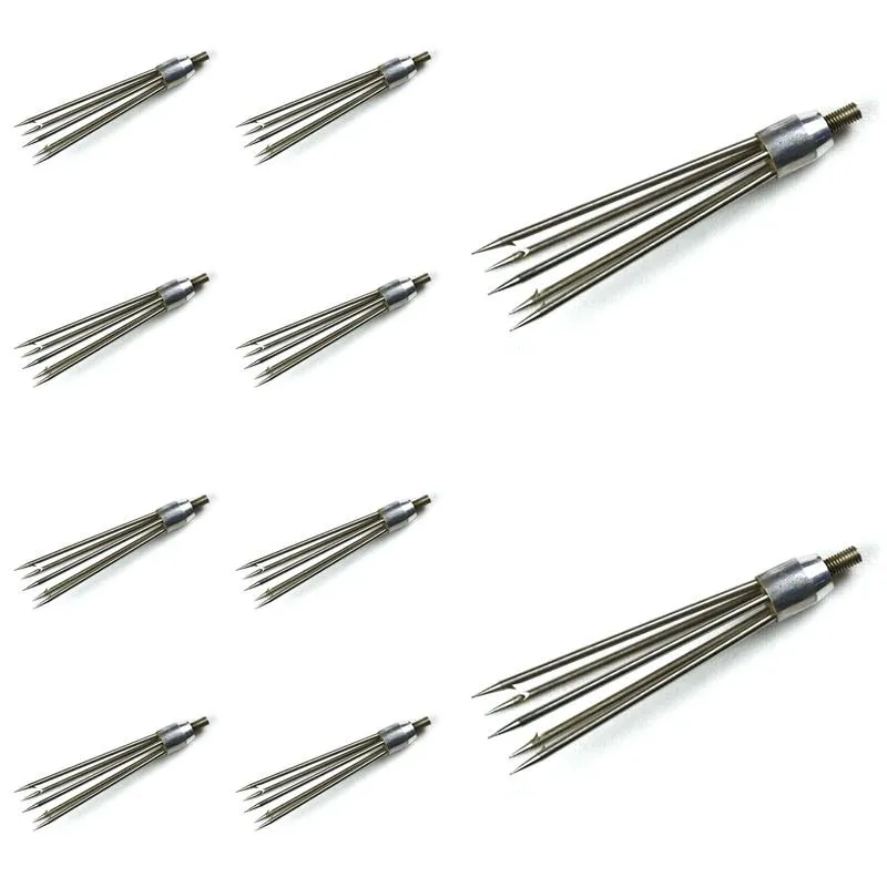 Boxes 1 piece winter fishing spear fork gig snigger ice breaker drill with 8mm screw Carp Diving Fish Landing Tool