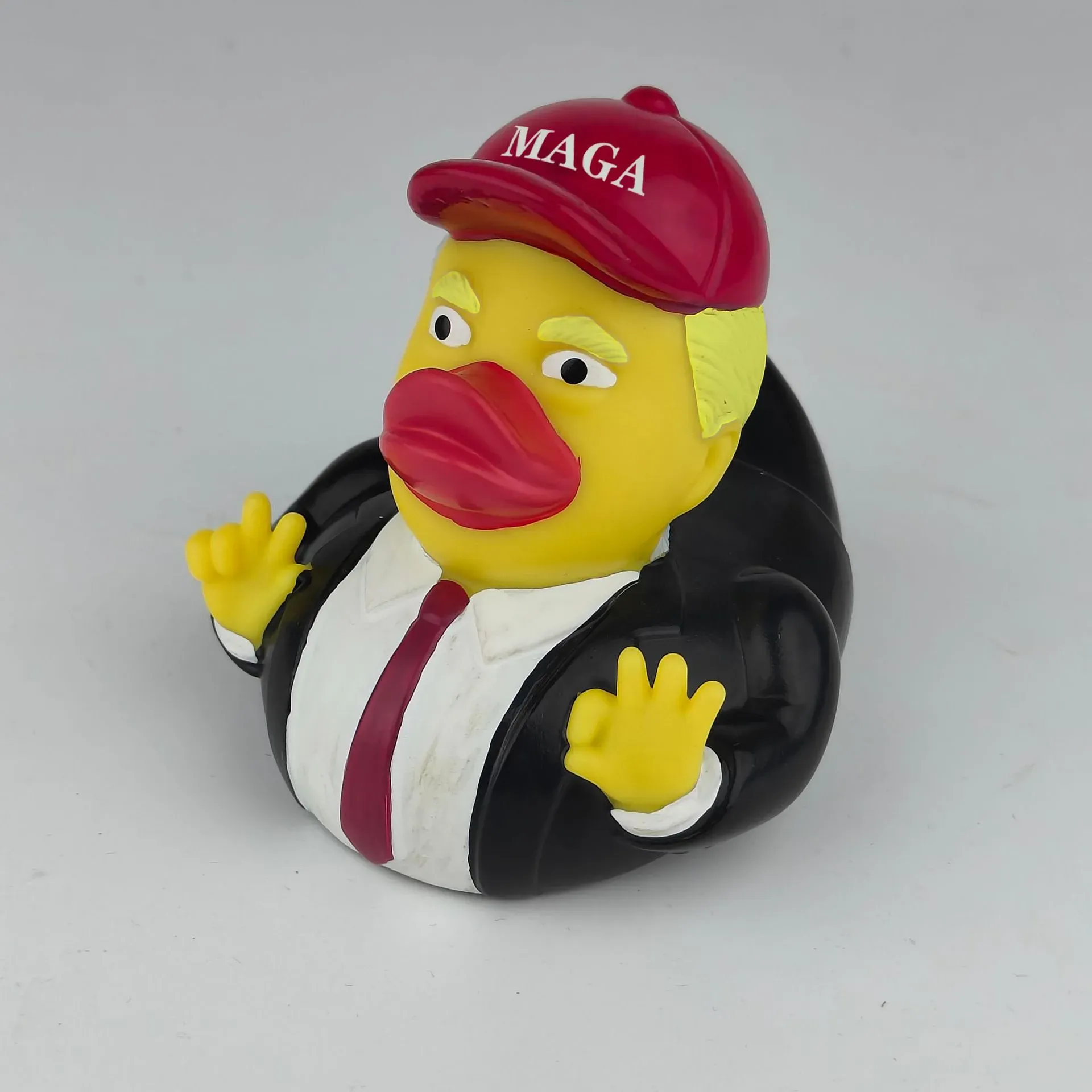 Creative PVC MAGA Trump Duck Party Favor Bath Floating Water Toy Party Supplies Funny Toys Gift