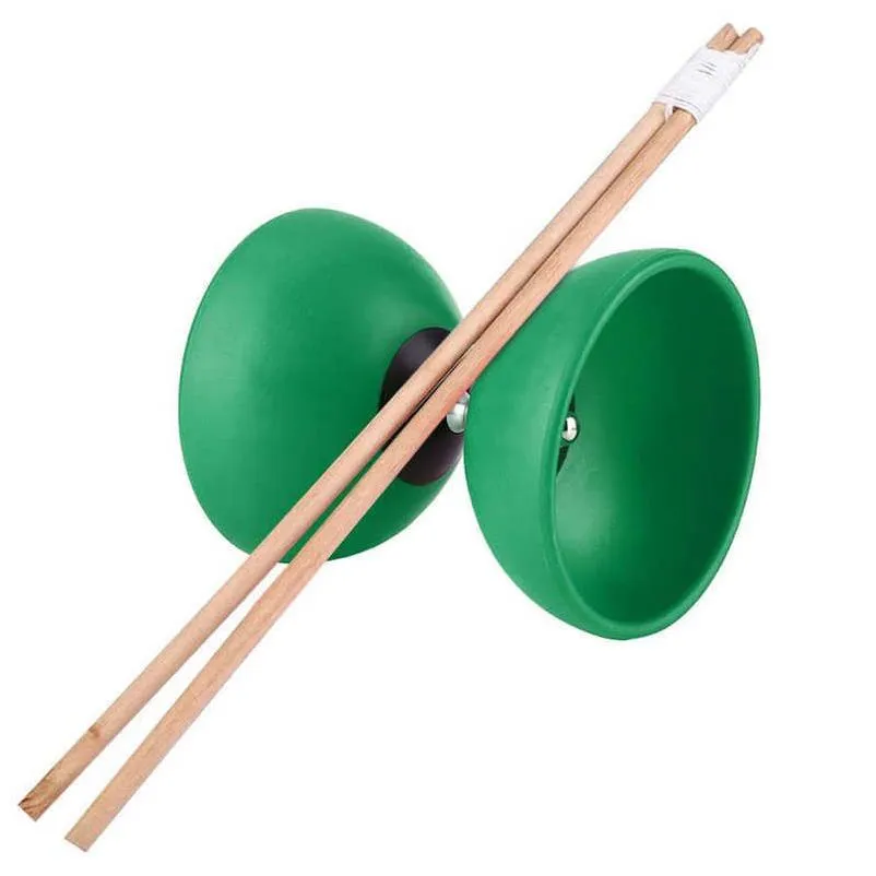 Chinese Yoyo Toy Games Professional Diabolo Bearing Chinese Yoyo Bearing Set Kongzhu Yo-Yo With Handsticks & String Juggling Toy