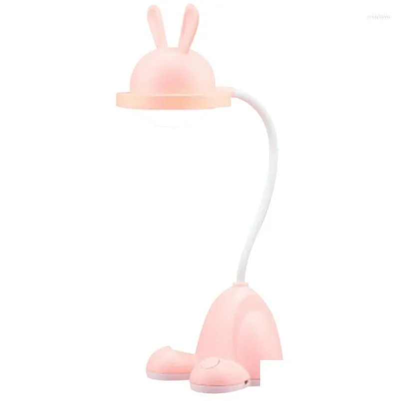 Table Lamps LED Lamp Kids Desk Night Light Studying Bedroom Decor Baby Bed Restaurant Living Room Cute Gift