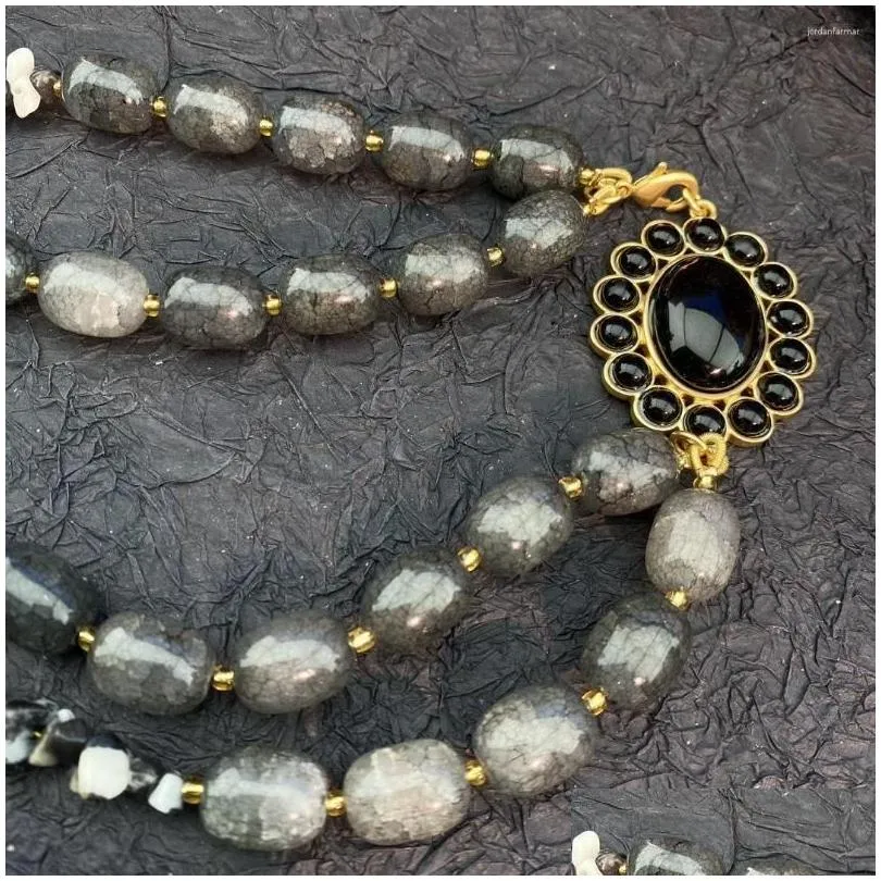 Chains Burst Texture Small Jade Beaded Artistic Retro Fashion Necklace Jewelry For Woman Trend
