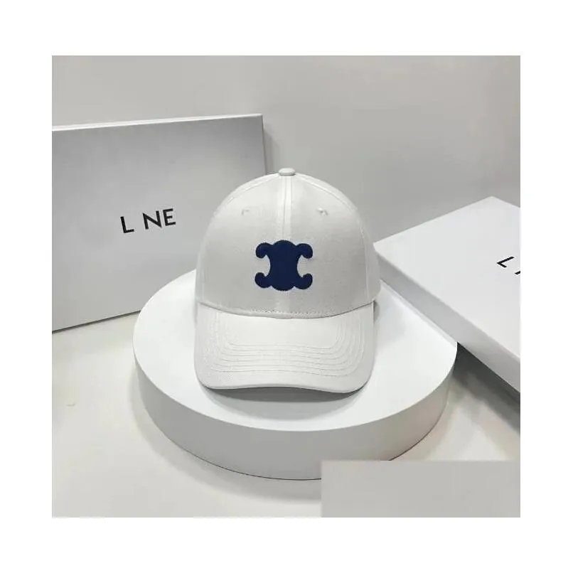 Luxury Designer Hat Embroidered Baseball Cap Female Summer Casual Casquette Hundred Take Sun Protection Drop Delivery Dhrnu