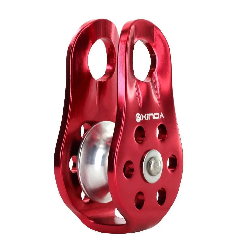 Rock Protection Mountaineering Climbing Rope Pulley Arborist Tree Climb 20KN or 2000kg Red HKD230810