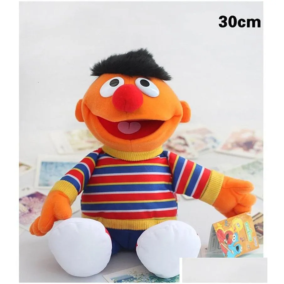 Plush Dolls Cartoon Animo Sesame Street Grover Zoe Ernie Big Bird Christmas Birthday Party Stuffed Plush Toy Gifts For Kids 230626