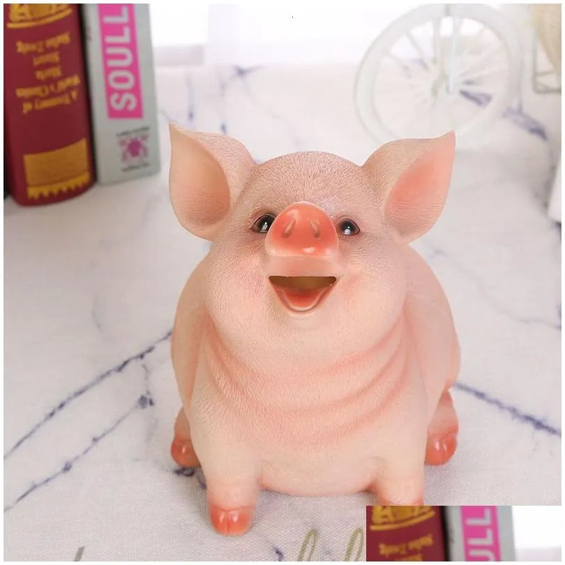 Novelty Items Pig Piggy Bank Child Household Children Toys Money Boxes Cartoon Shaped Birthday Gift Coins Storage Box Drop Delivery Dhocx