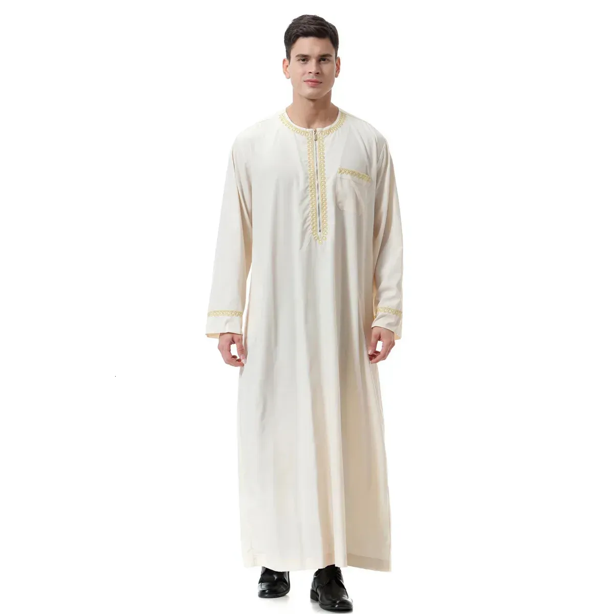 Ethnic Clothing Abaya Muslim Men Clothing Islam Dresses Fashion Kaftan Pakistan Caftan Saudi Arabia Jubba Thobe Moroccan Dubai Musulman Black