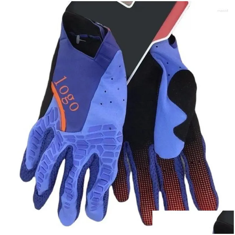 Cycling Gloves (F Set) Riding Wear-Resistant Knight Racing Long Finger Scrambling Motorcycle Mountain Sports Equipment