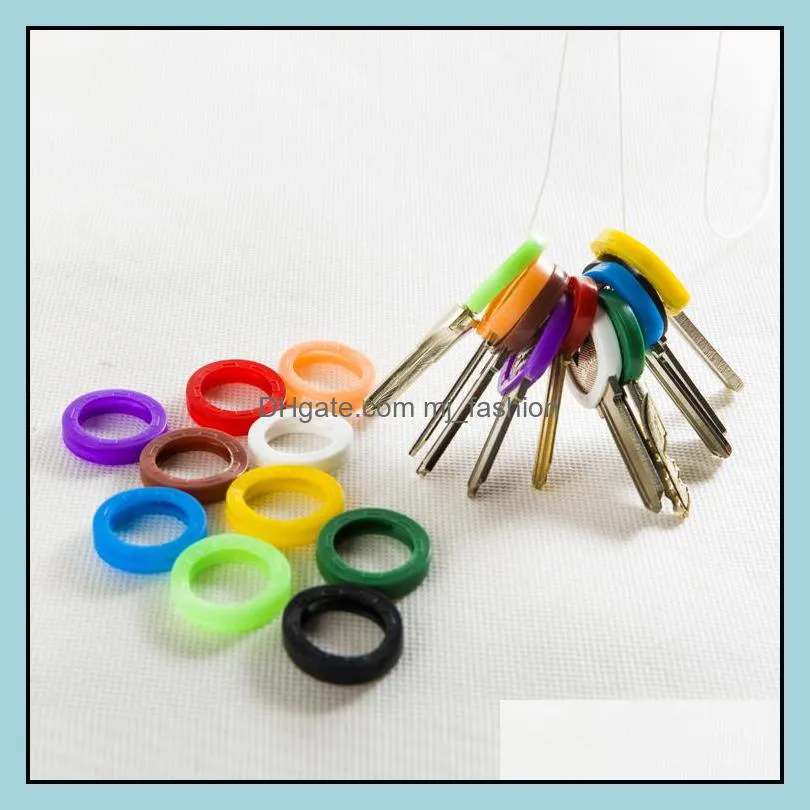 Keychains Soft Key Cap Er Topper Sile Rubber Sleeve Rings Identifier Identify Your Mti Colors Wholesale Drop Delivery Fashio Dhgarden Dhcl5