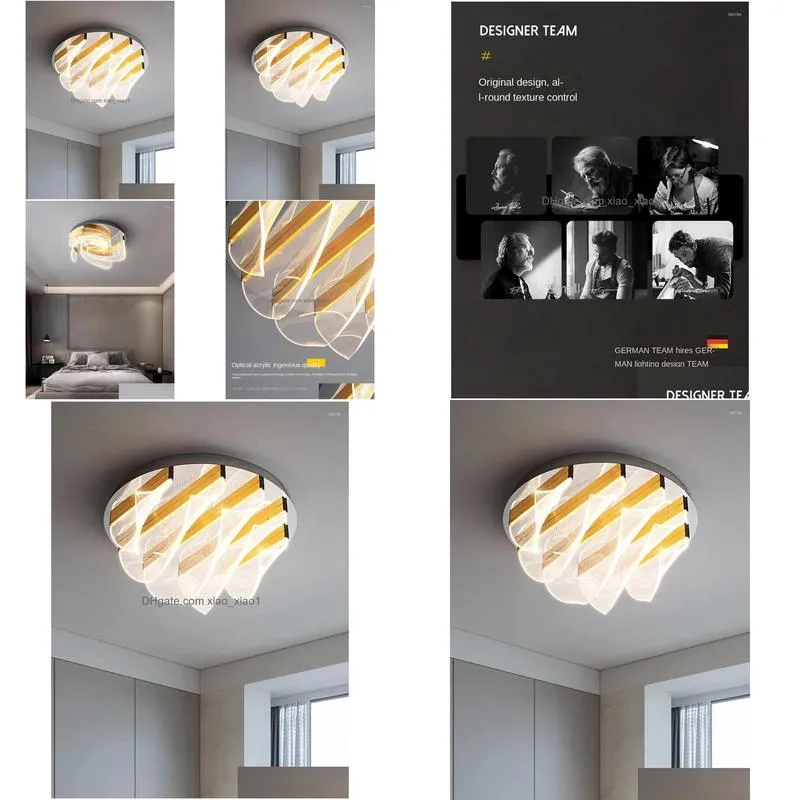 frames yy light luxury bedroom main design sense guide plate ceiling led simple modern