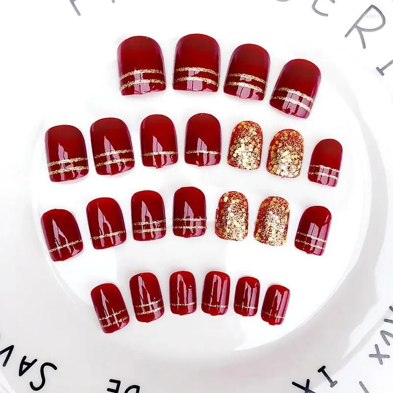 False Nails Fake Nail Stickers Removable Wear Finished Quality Environmentally Friendaly