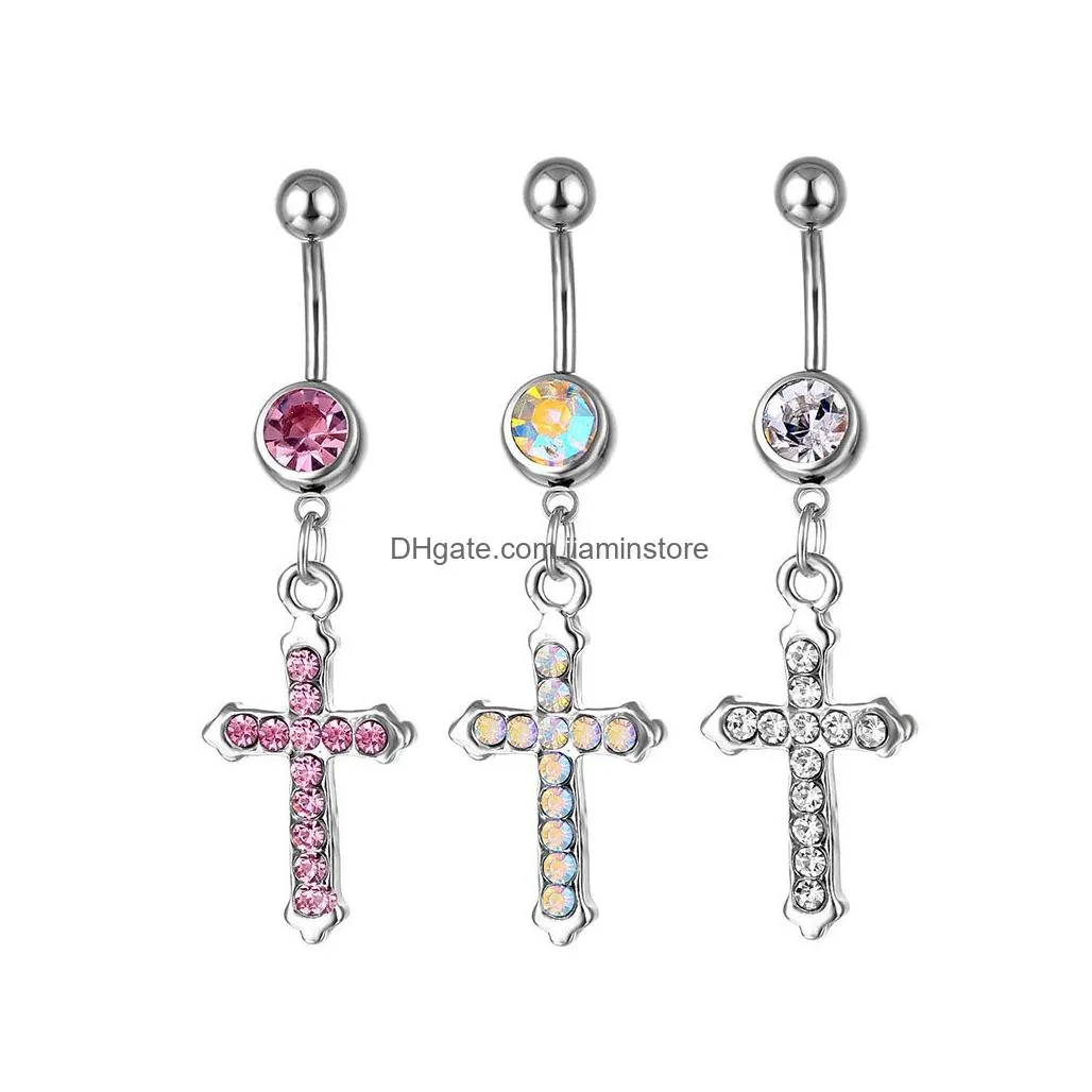 YYJFF D0053 Bowknot Belly Navel Button Ring Mix Colors