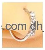 Beaded Nose Rings Mti Style Copper Inlaid Zircon Puncture Ring Jewelry Wholesal Drop Delivery Bracelets Dhgarden Dhkme