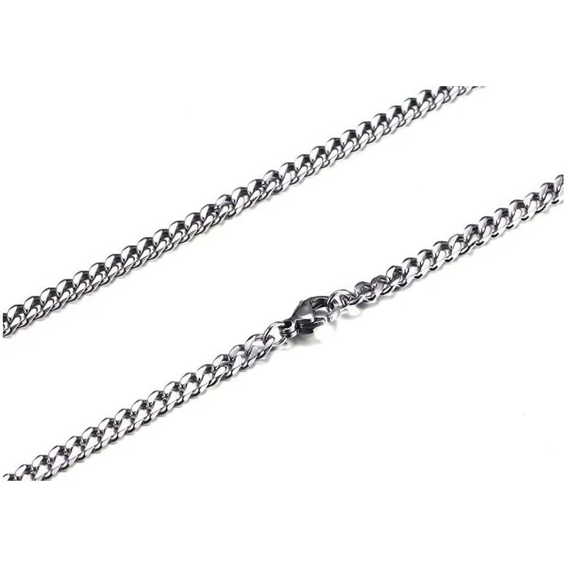 Fashion Jewel Stainless steel designer Necklace Men Necklaces women necklace 18k gold Titanium Chains Necklace man luxury chains