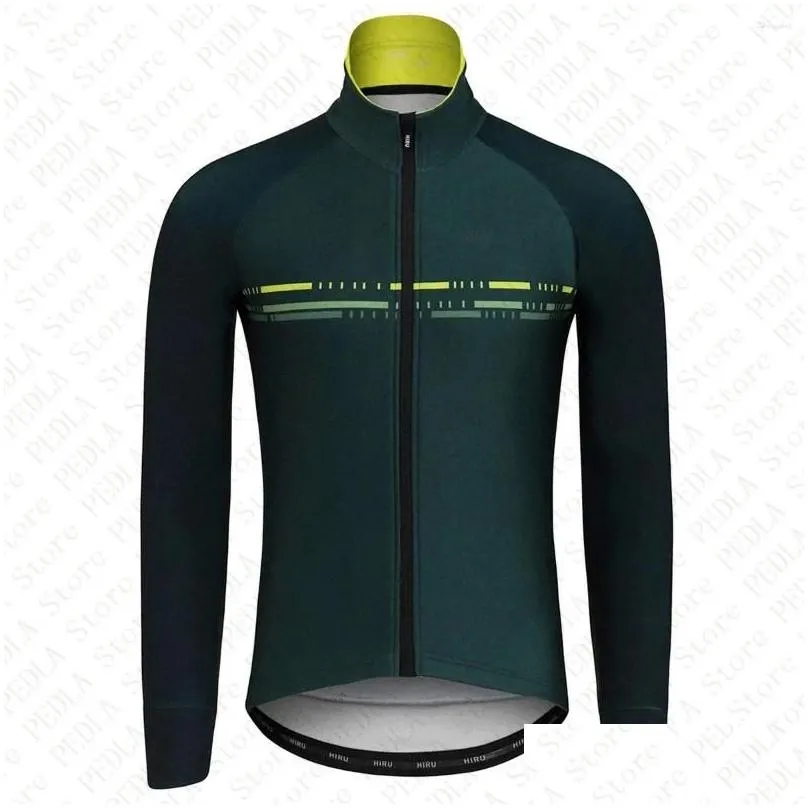 Racing Jackets Hiru Men Cycling Jersey Spring Autumn Thin Long Sleeve Quick Dry Bike Top Maillot MTB Road Clothing Ciclismo