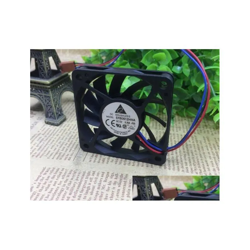 Delta EFB0612HHA 6010 12V 0.25A Power Supply Monitor Large Air Volume Ultra-thin Fan