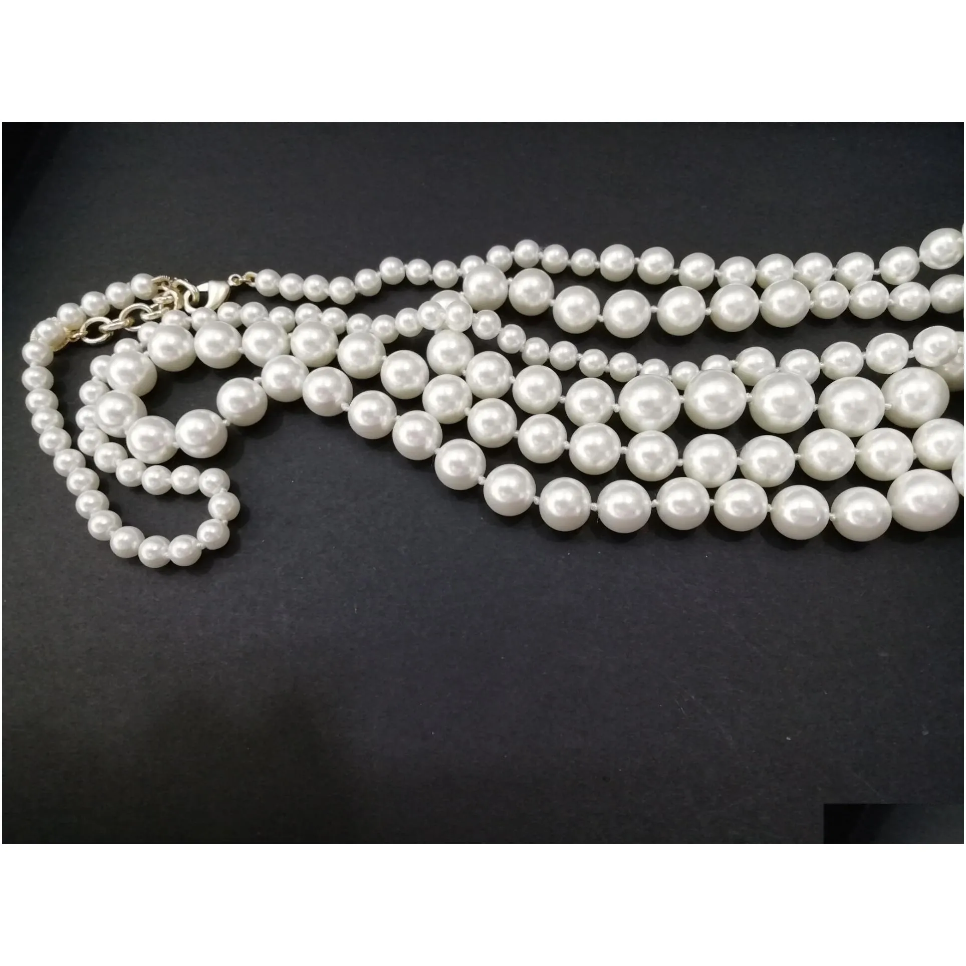 Fashion Long Pearl Necklaces for Women Men Party wedding lovers gift Bride Channel necklace Designer Jewelry With Flannel Bag