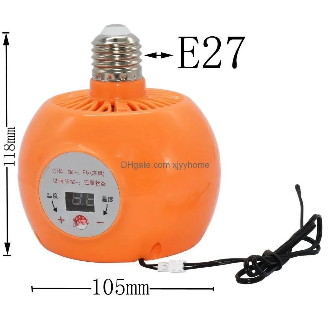 Other Pet Supplies Accessories 220V 150W New Heating Lamp Thermostatic Temperature Controller Heater Farm Animal Warm Light For Chicke Dhx9T