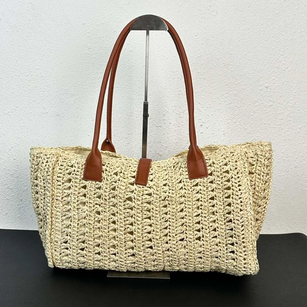 HOT Y Luxury Bag Designer Bag Beach Bag Straw Tote Bag Handbag Womens Handbag Medium Handbag Brand Bag Large Capacity Bag 20240415