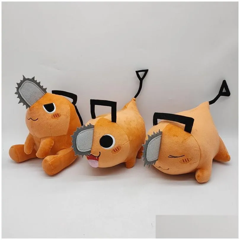 Plush Dolls Chainsaw Man Pochita Pets Cosplay Costume for Cat Dog Pet Uniform Power Denji Cute Pets Orange Outfits Clothes