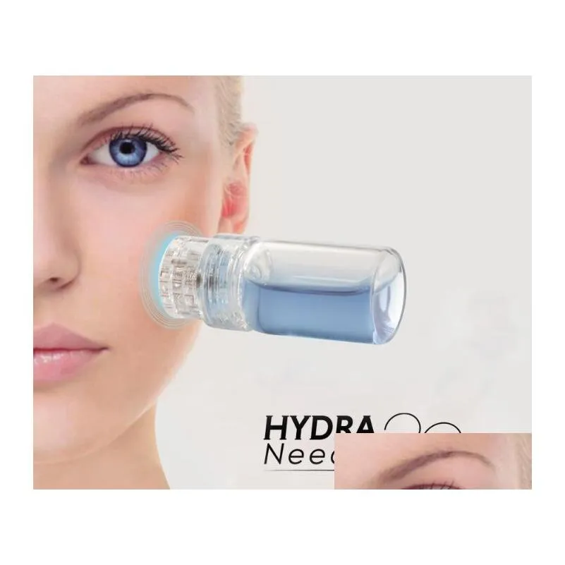 5pcs Hydra Needle 20 pins Aqua Micro Channel Mesotherapy Gold Needles Fine Touch System derma stamp skin care CE