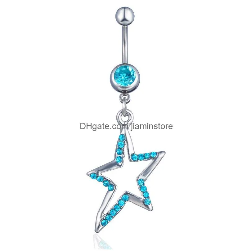 YYJFF D0741 Belly Navel Button Ring