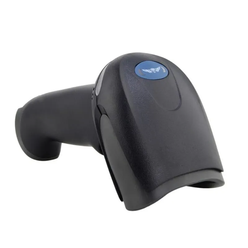 Freeshipping New 433MHz Wireless Laser Barcode Scanner Reader Memory Up To 500M Distance Wholesale Iboim