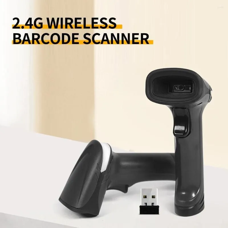 2.4G Wireless Barcode Scanner Powerful Decoder Chip Accurate Identification For Supermarket Store Warehouse