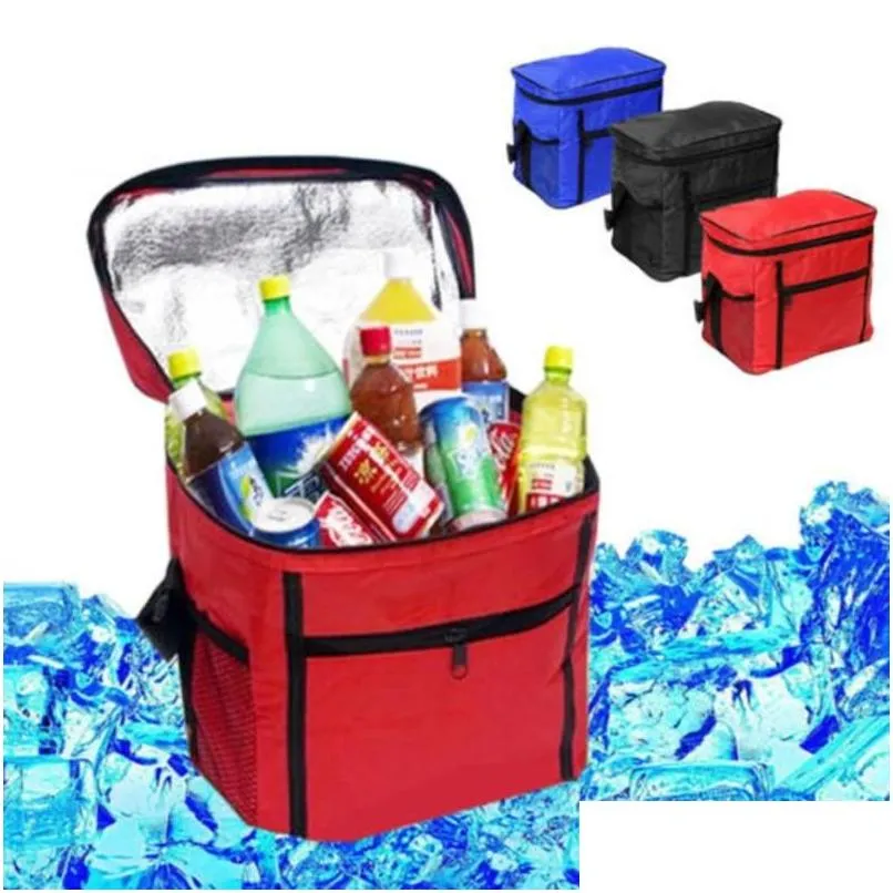 Outdoor Bags Camping Equipment Survival Large Portable Cool Bag Insulated Thermal Cooler For Food Drink Lunch Picnic