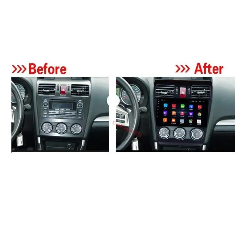Touchscreen car dvd Radio Player for Subaru XR Forester Impreza 2013-2014 3G WiFi GPS Navigation system 9 Inch Android 10
