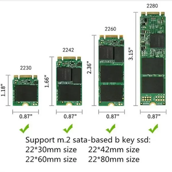 M2 Sata HDD Enclosures USB 3.0 TO NGFF(M.2) SSD Hard Disk Box Adapter External Enclosure Case