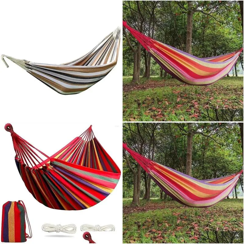 Camp Furniture Leisure Hammock Cotton Thickened Large Camping Tent Tied To The Tree Outdoor