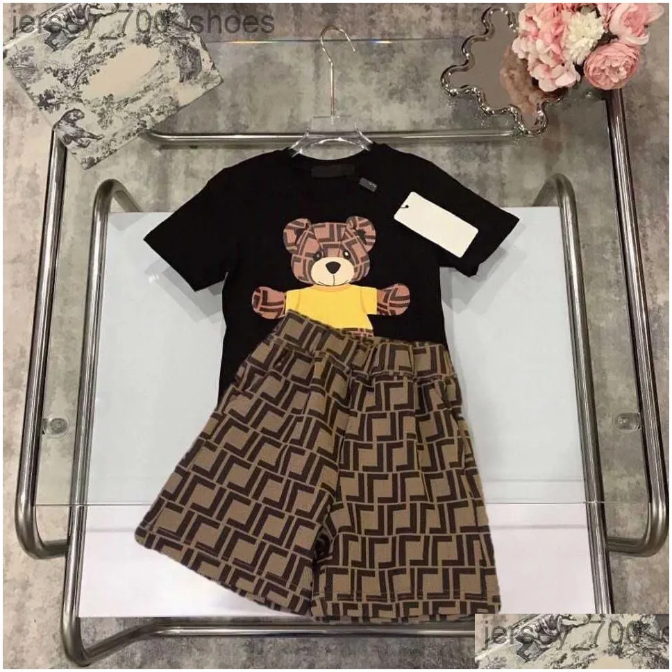 Toddlers baby T-shirt shorts skirt Sets Kids Boys Girls Clothes Cotton Newborn BabyKids Designer Infant Jumpsuits Clothing Sets