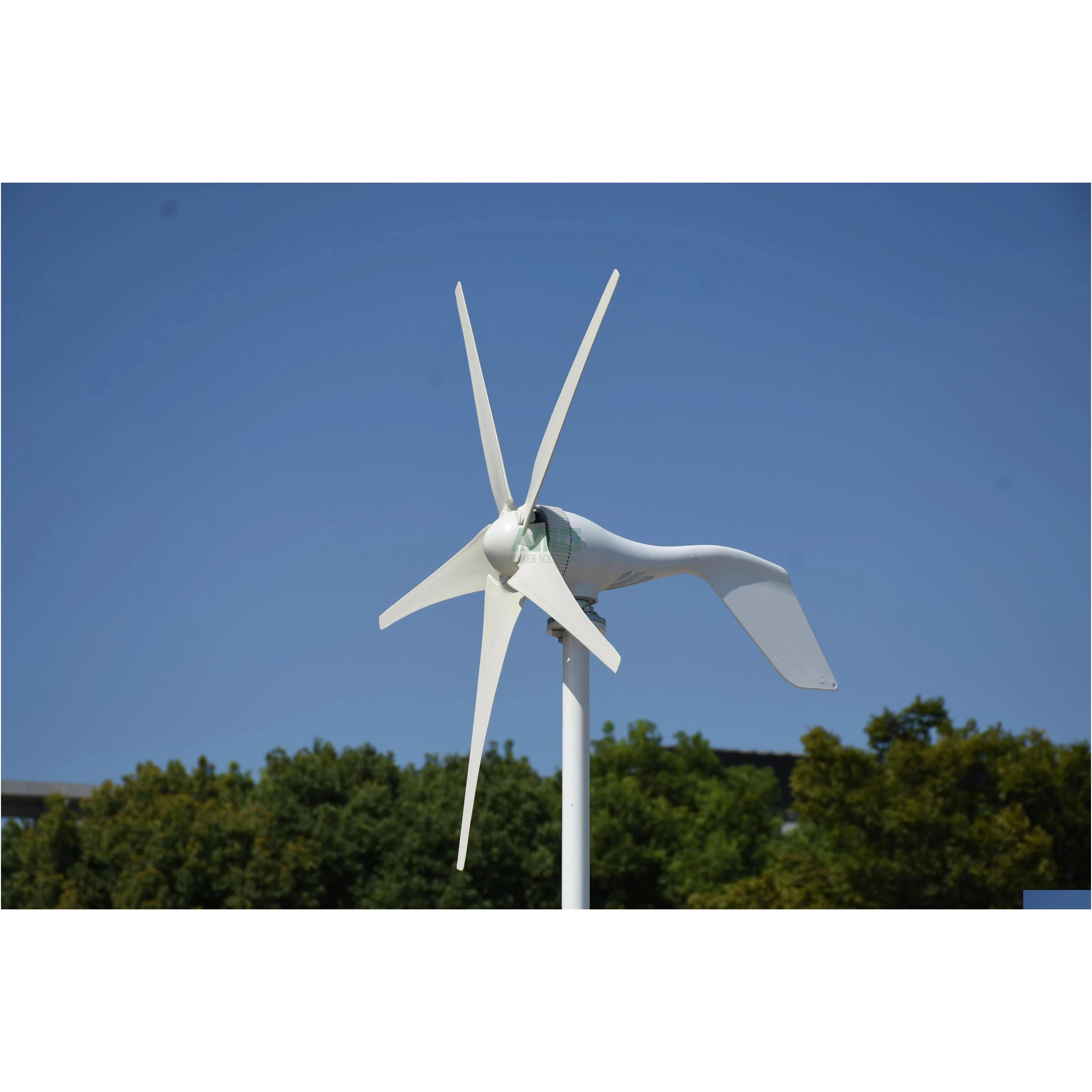 Wind Generators Selling 300W Small Turbine Rooftop 5 Blades Generator With Boost Controller For Home Use Drop Delivery Renewable Ener Dhlon