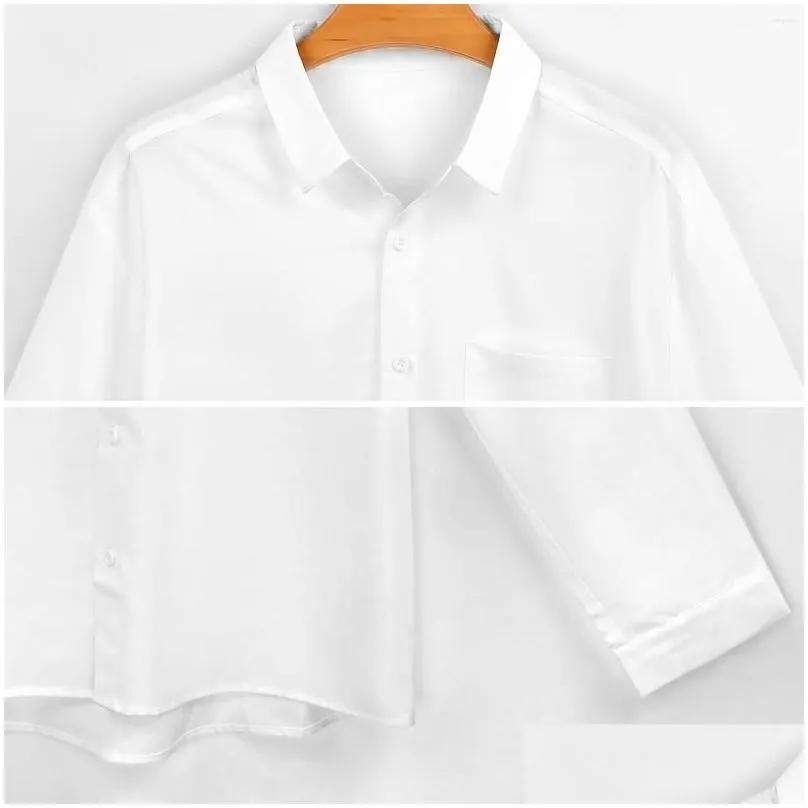Men`s Casual Shirts Farm Animal Print Men Black White Cow Spots Shirt Long Sleeve Trending Funny Blouses Spring Custom Top Plus Size