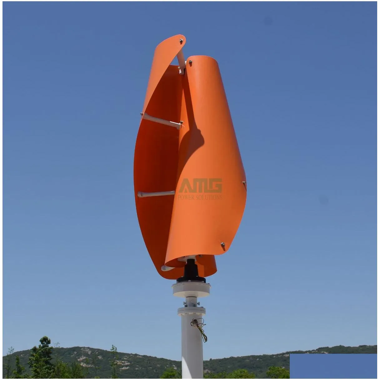 Wind Generators 200W 12V/24V Vertical Axis Helix Power Generator Vawt Low Rpm For Boat/Maine/Streetlight/House Use Drop Delivery Rene Dhphp