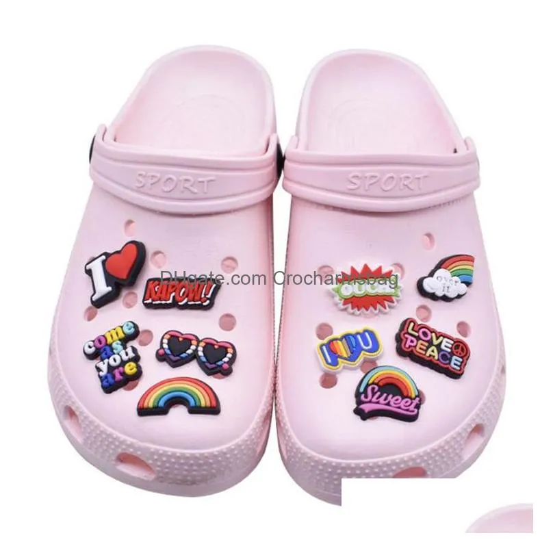 Shoe Parts & Accessories Custom Charms Wholesale Food Chick Fit Pvc Charm For Shoes Buckcle Decorations Party Gift Drop Delivery Dhaxb