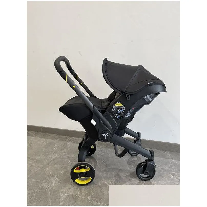 Baby Stroller 3 in 1 With Car Seat Baby Bassinet High Landscope Folding Baby Carriage Prams For Newborns