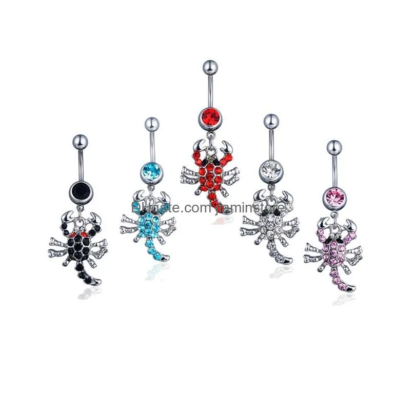 YYJFF D0053 Bowknot Belly Navel Button Ring Mix Colors
