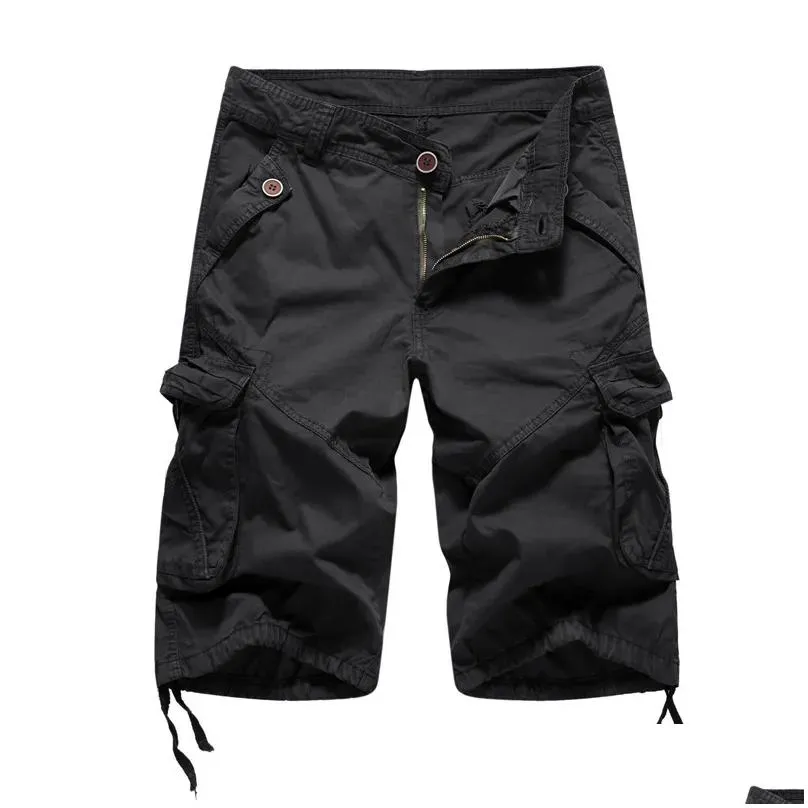 Men`S Pants Mens Military Cargo Brand New Army Camouflage Tactical Shorts Men Cotton Loose Work Casual Short Plus Size Q190427 Drop D Dhols