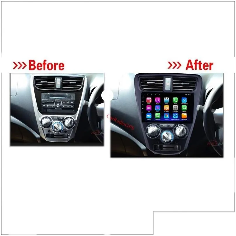 9 Inch Screen Player car dvd Android Auto Multimedia GPS Navigation for Perodua Axia-2015 support Steering Wheel Control Rearview