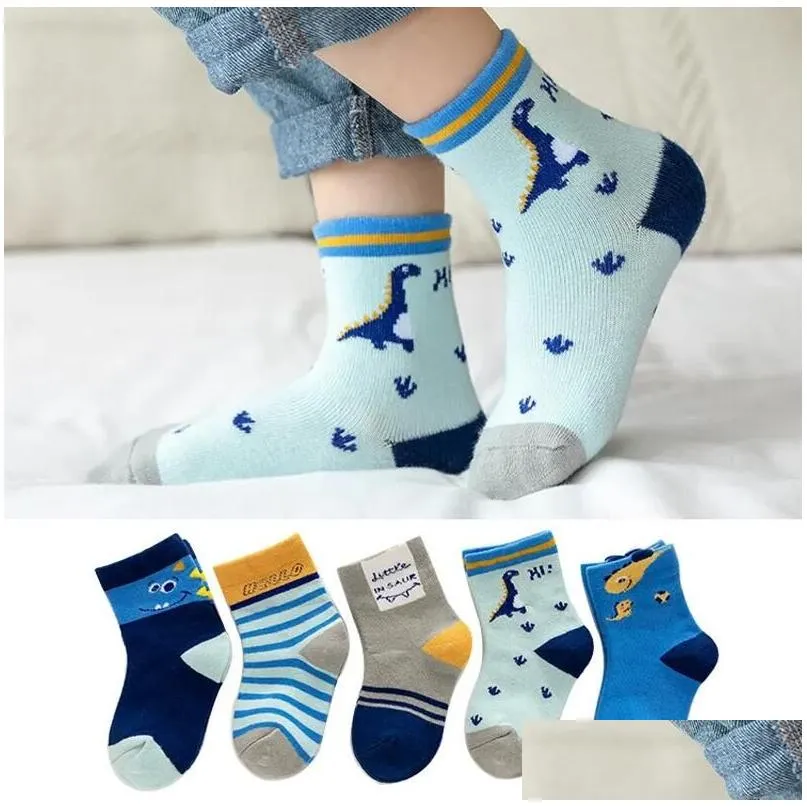 New Baby Kids Soft Cotton Socks Boys,Girls,Baby,Cute Cartoon animal Stripe Dots Fashion baby Socks 0-3 months Autumn Winter Gif