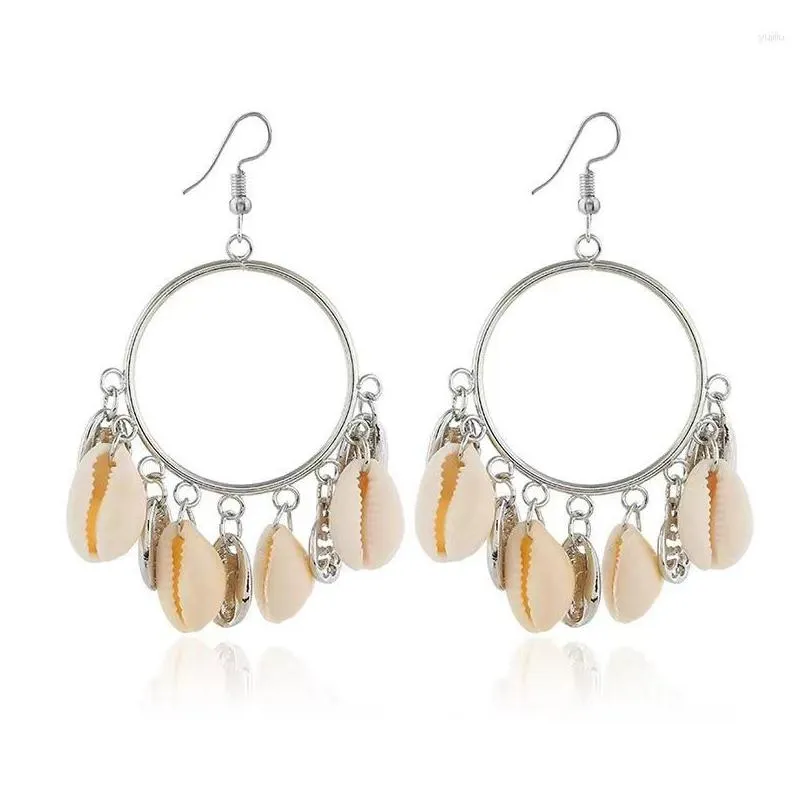 Dangle Earrings Fashion Shell Conch Summer Ocean Pearl Drop Earring Accessories Bohemain For Female Wedding Gifts