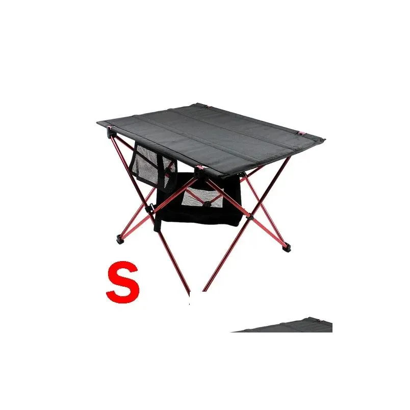 Furnishings Ultralight Portable Oxford Cloth Camping Folding Table with Aviation Aluminum Alloy Bracket