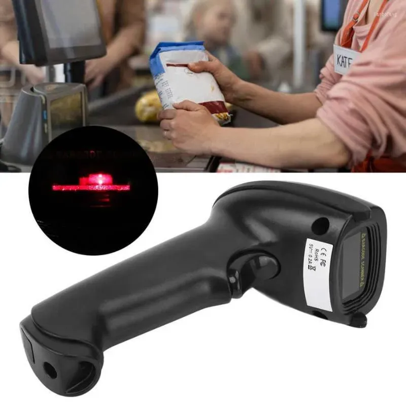 YHD-5800LW 1D Handheld 2.4G Wireless Barcode Scanner Portable Reader With Adjustable Folding Stand & USB Charging Cradle