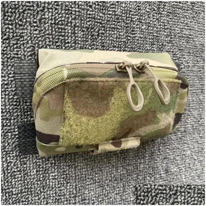 Bags Tactical Admin Pouch Military Vest Expansion Multicam Chest Map Panel Hanging Bag Storage Gear