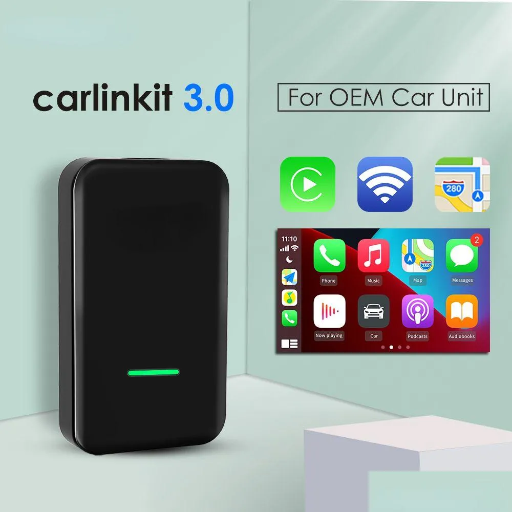 Carlinkit 3  Carplay Wireless Dongle USB Car Play Adapter Box IOS for Skoda Seat Kia Mazda Volvo Pioneer Benz