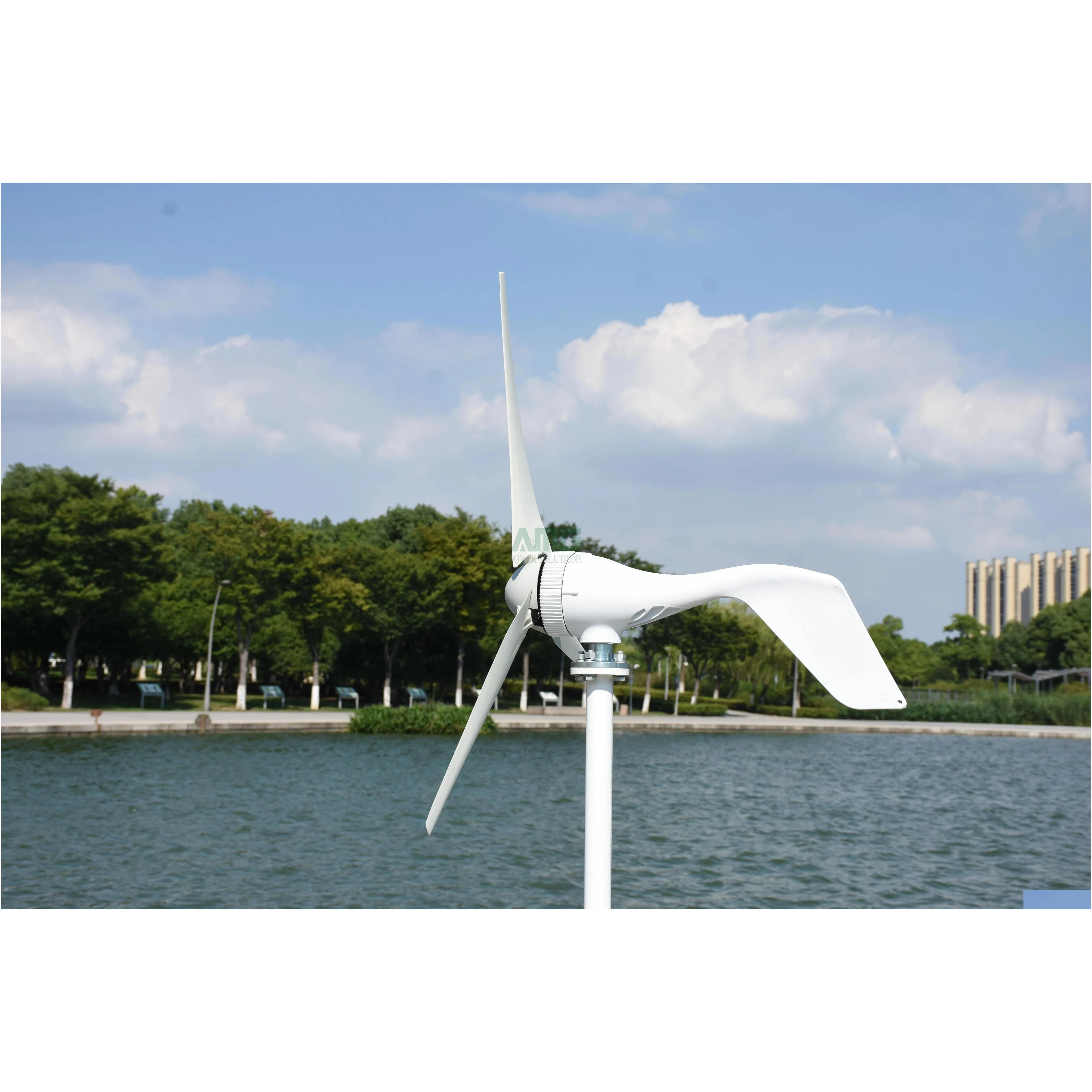 Wind Generators Selling 300W Small Turbine Rooftop 5 Blades Generator With Boost Controller For Home Use Drop Delivery Renewable Ener Dhlon